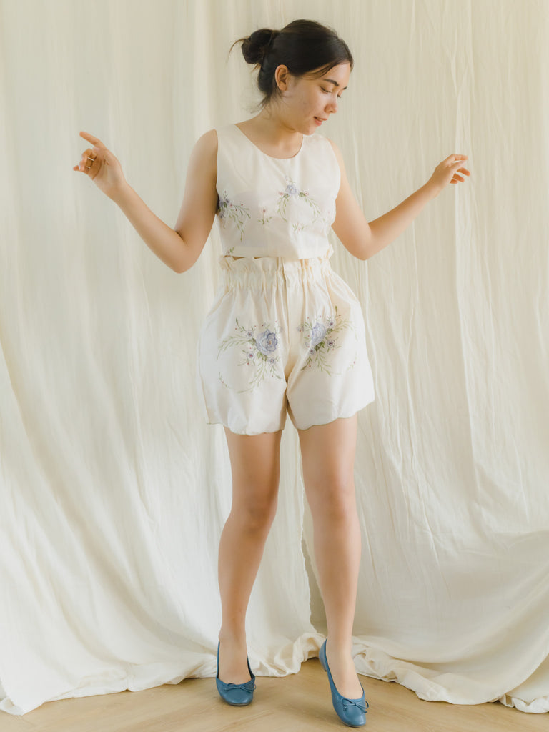 SUGARCREAM_REDESIGN_TOP_SHORTS_SET_UPCYCLED_BLUE_ROSE_EMBROIDERED_1