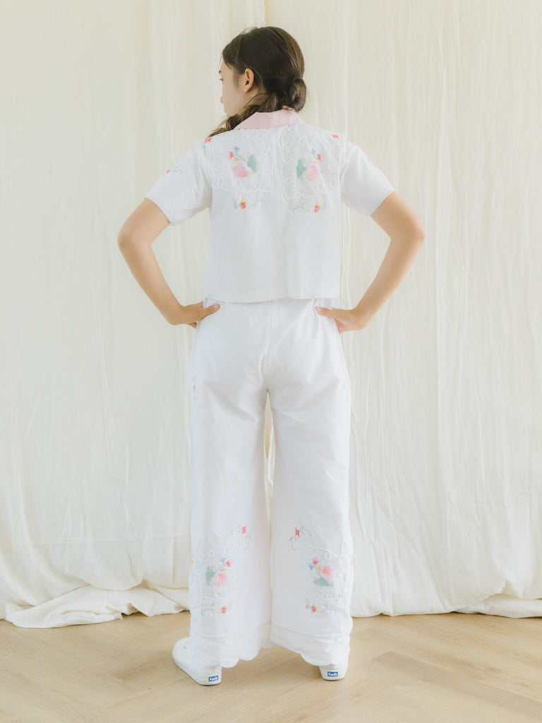 SUGARCREAM_REDESIGN_TOP_TROUSERS_SET_UPCYCLED_FORAL_EMBROIDERED_PATCH_DETAIL_2