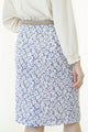 Colorful floral pattern cotton skirt - Sugar & Cream Vintage
