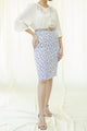 Colorful floral pattern cotton skirt - Sugar & Cream Vintage