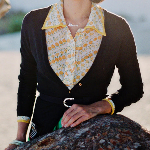 Vintage blouse for women, embroidered silk blouse, 1980s vintage blouse for women 