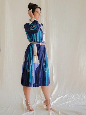 Sugar Cream Vintage Midi Dresses