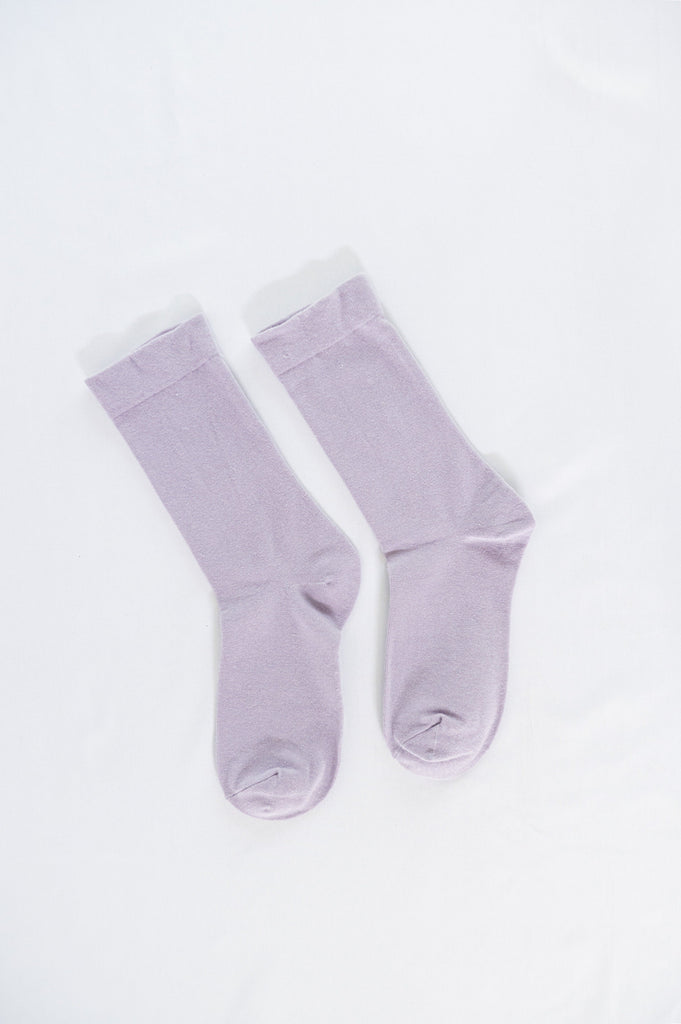 Vintage Cyntertic Lavender Socks
