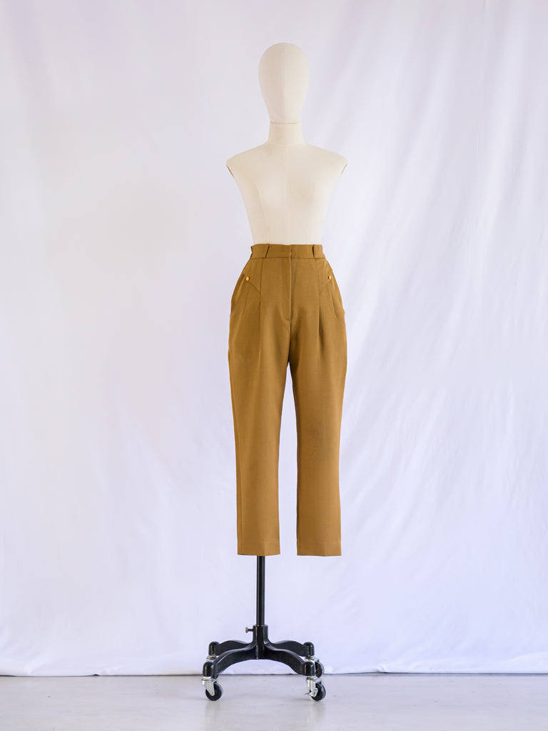 vintage high waisted dress pants The Awesomeness of High-Waisted Trousers