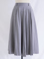 Vintage Cotton Gray Maxi Skirt