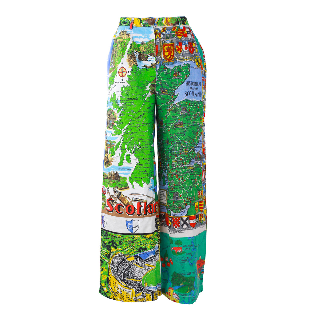 SUGARCREAM_REDESIGN_UPCYCLED_HIGH_WAISTED_MAP_PRINT_GREEN_TROUSERS_1