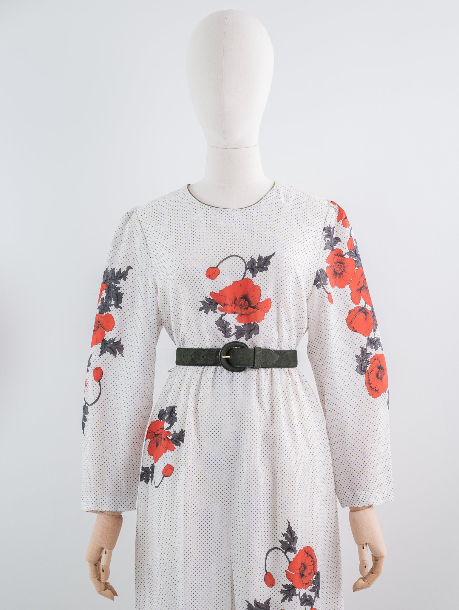 Poppy floral vintage dress