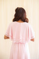 Pale pink evening vintage dress