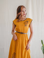 Yellow vintage dress