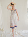 Floral ditsy spaghetti vintage dress