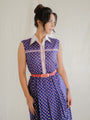 Horse print vintage shirtdress