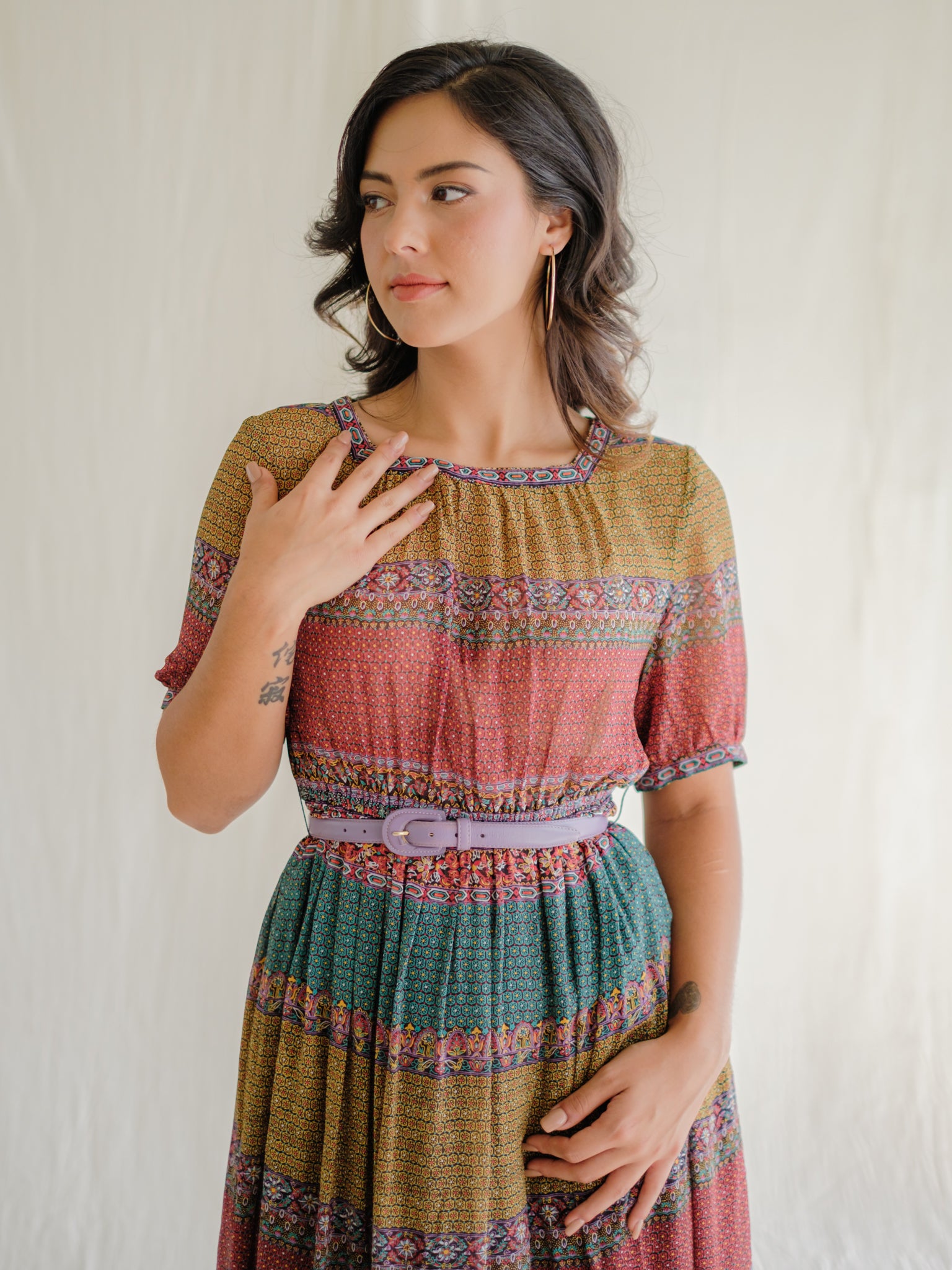 Chiffon vintage dress