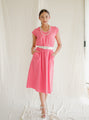 Pink cotton vintage dress