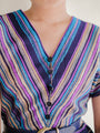 Colourful striped vintage dress
