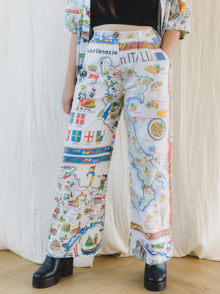 SUGARCREAM_REDESIGN_UPCYCLED_HIGH_WAISTED_ITALY_MAP_PRINT_TROUSERS_1