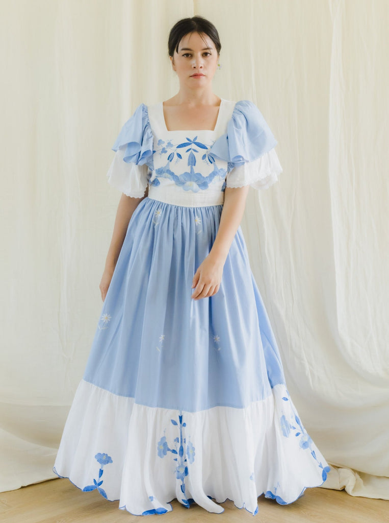 SUGARCREAM_REDESIGN_UPCYCLED_EMBROIDERED_BLUE_MAXI_DRESS_1