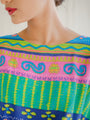 Colourful graphic vintage blouse