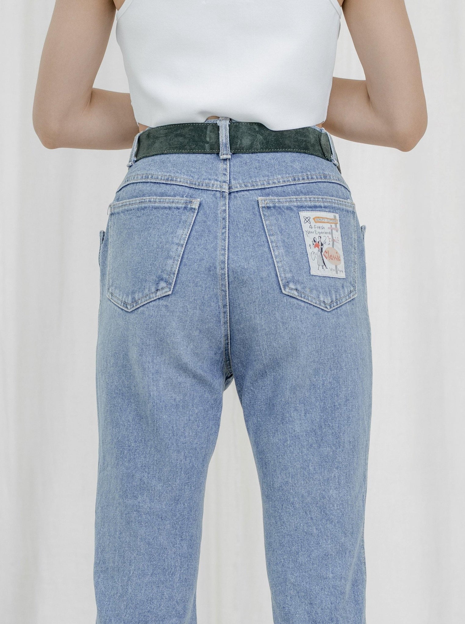 Jeans | Patch on back pocket | Vintage 1980s - Sugar & Cream Vintage
