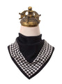Vintage silk scarf | Black silk scarf | 80s silk scarf | Vintage accessories | Vintage clothing - Sugar & Cream Vintage