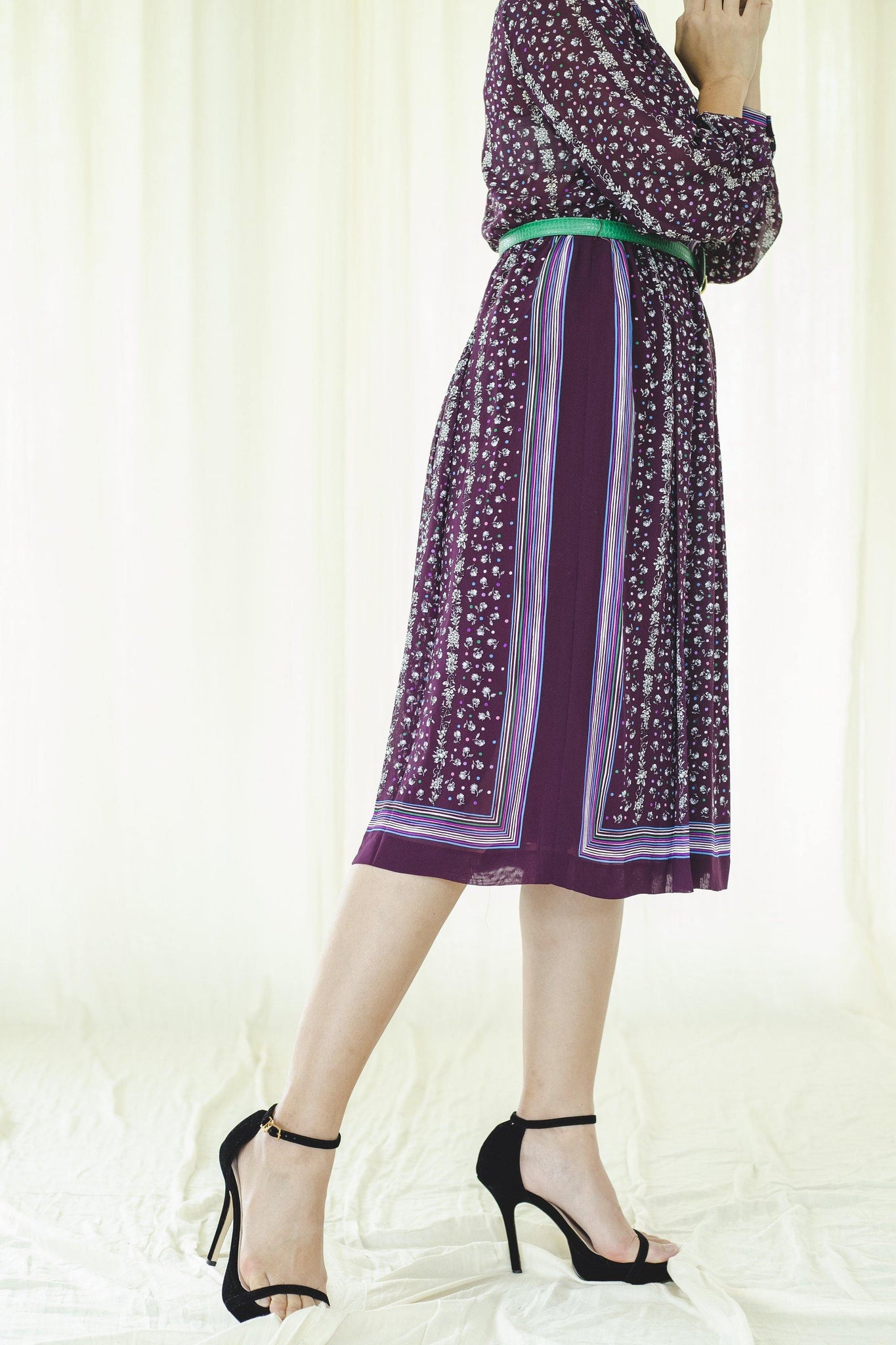 Gitanes branded 80s vintage dress - Sugar & Cream Vintage