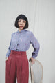Chiffon long-sleeve blouse