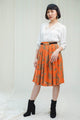 Orange vintage skirt
